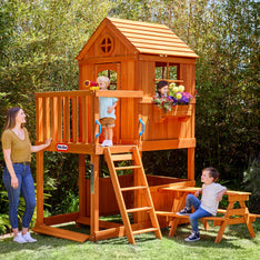 Load image into Gallery viewer, Real Wood Adventures™ 2 Story House