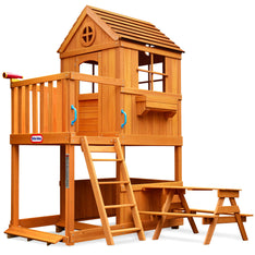 Load image into Gallery viewer, Real Wood Adventures™ 2 Story House