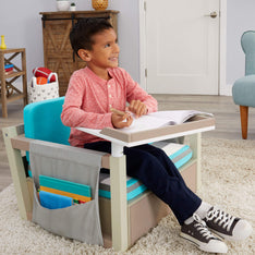 Load image into Gallery viewer, 2-in-1 Fun &amp; Study Swivel Desk
